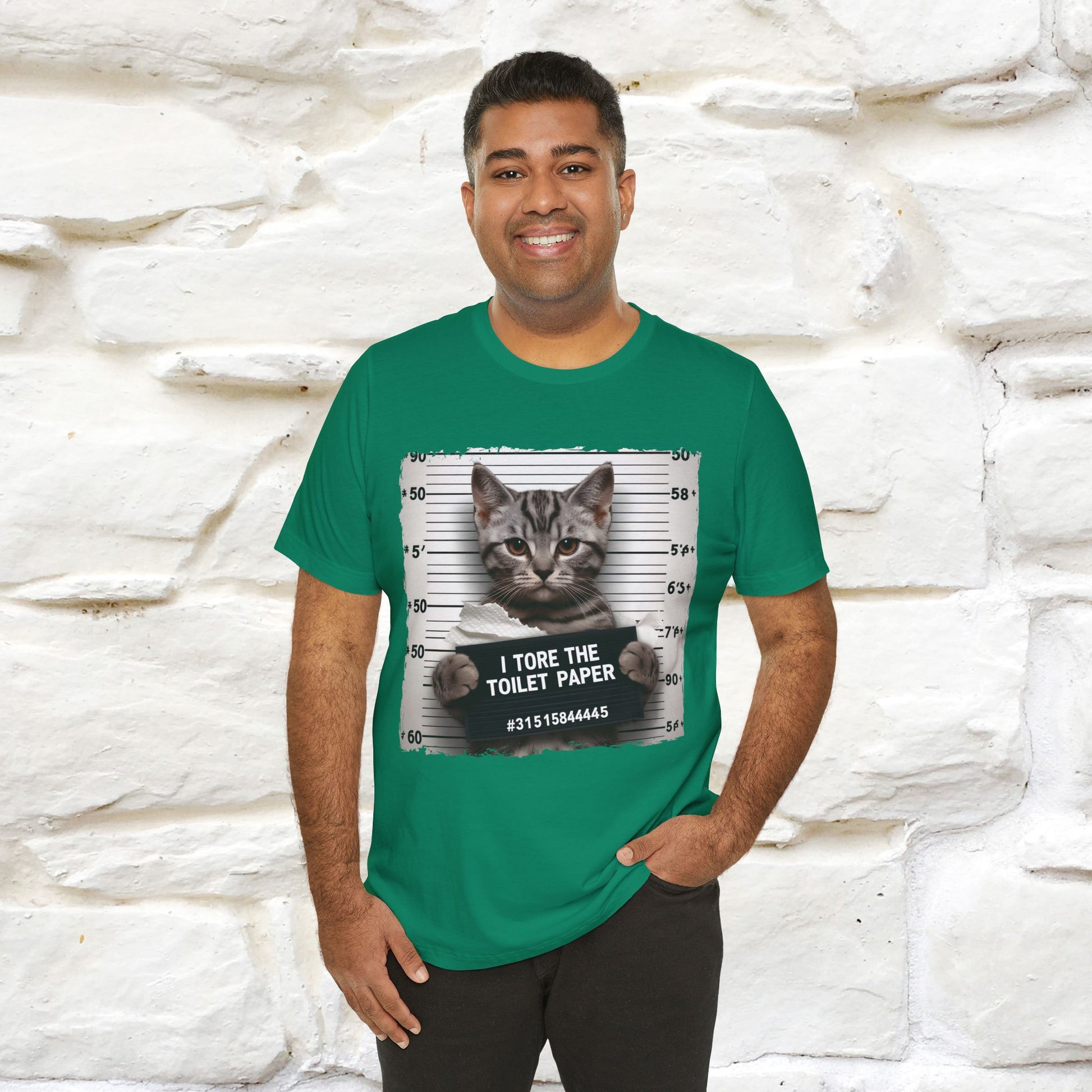 ''I Tore The Toilet Paper'' | Funny Cat T-Shirt | Nunu&Miao Studio - Nunu&Miao Studio