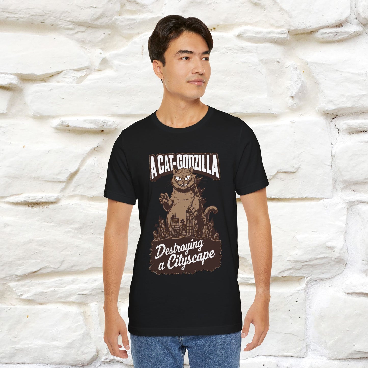''A Cat-Godzilla ''| CatT-Shirt | Nunu&Miao Studio - Nunu&Miao Studio