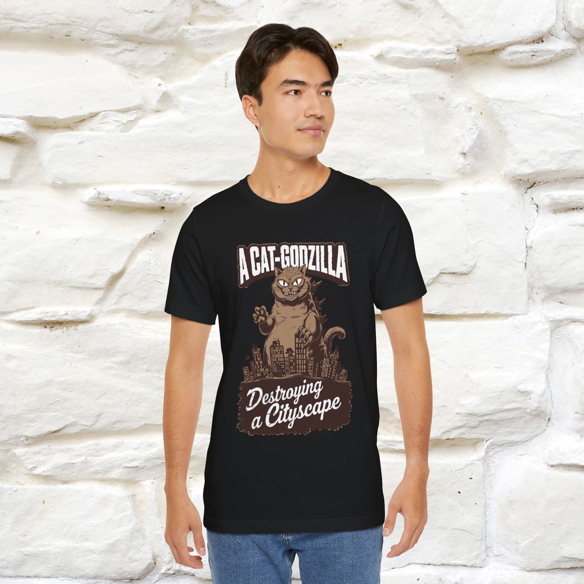 ''A Cat-Godzilla ''| CatT-Shirt | Nunu&Miao Studio - Nunu&Miao Studio