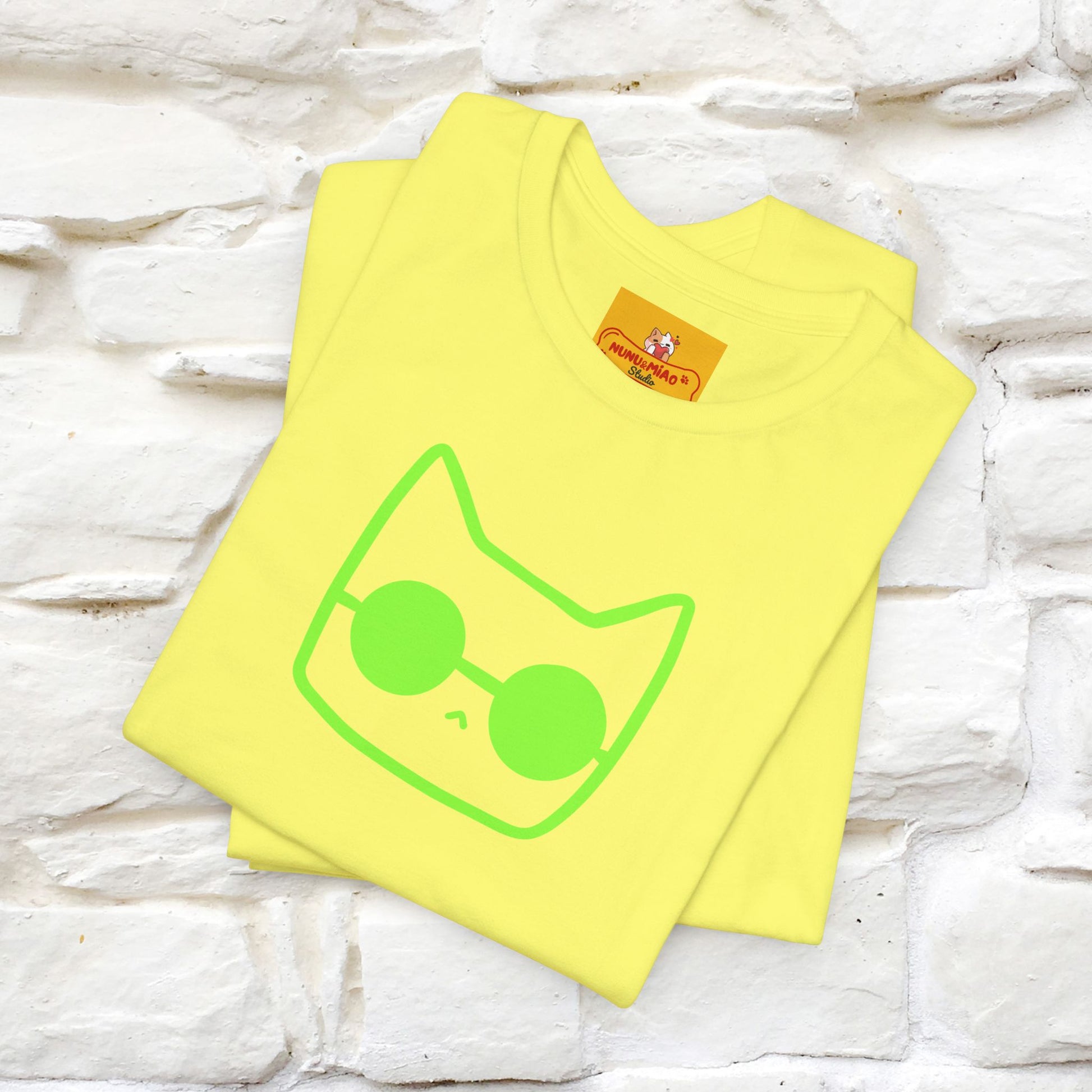 ''Everything Will Be Ok '' Cat T-Shirt Front and Back Design | Nunu&Miao Studio - Nunu&Miao Studio