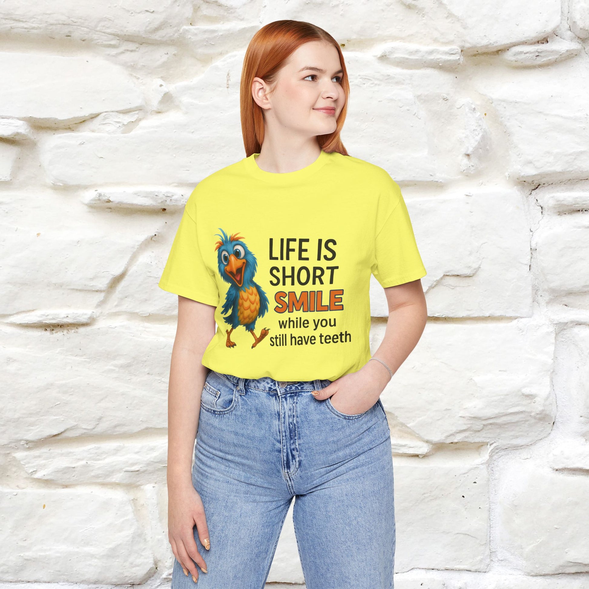 "Life Is Short Smile While ..." |Funny T-Shirt | Nunu&Miao Studio - Nunu&Miao Studio