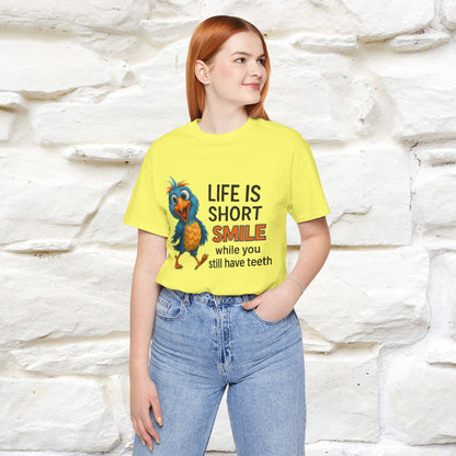 "Life Is Short Smile While ..." |Funny T-Shirt | Nunu&Miao Studio - Nunu&Miao Studio