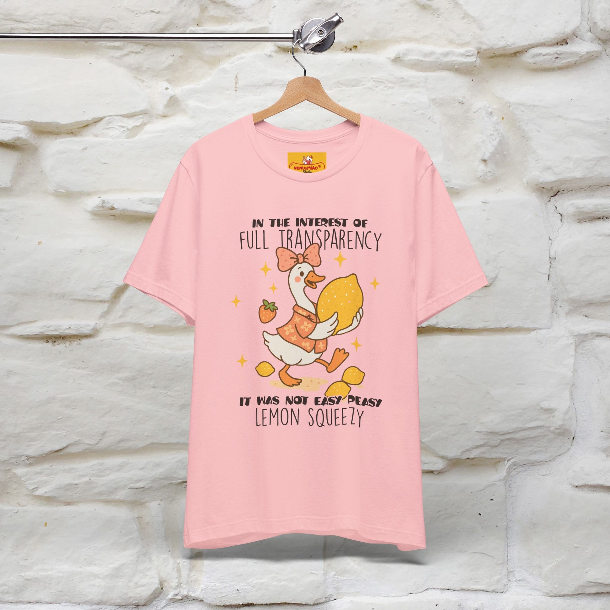 "It Was Not Easy Peasy" Funny T-shirt |Nunu&Miao Studio - Nunu&Miao Studio