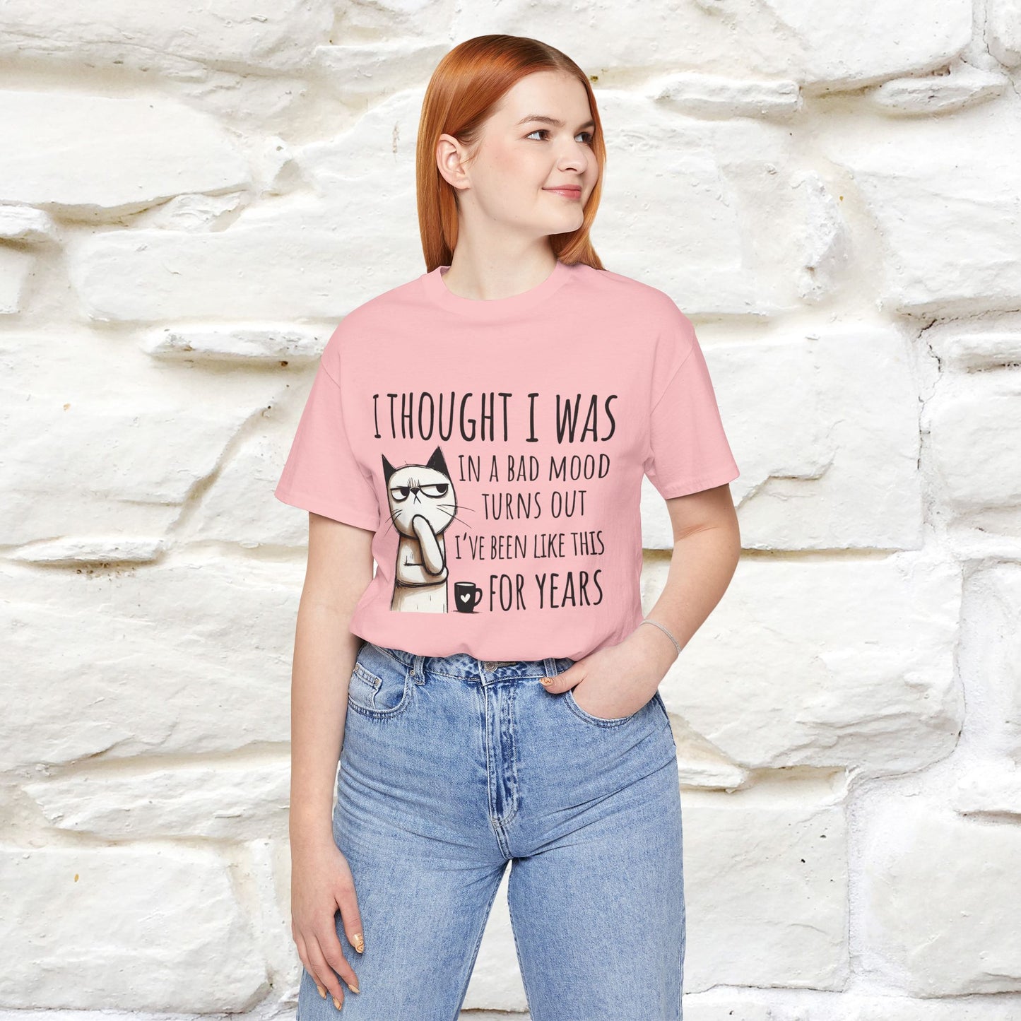 "I Thought I was In A Bad Mood.. " Cat  T-shirt |Nunu&Miao Studio - Nunu&Miao Studio