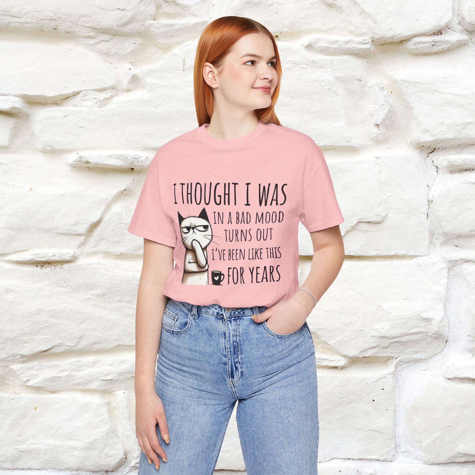 "I Thought I was In A Bad Mood.. " Cat  T-shirt |Nunu&Miao Studio - Nunu&Miao Studio