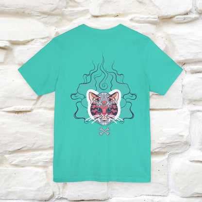 ''Air Fire Cat'' | Cat T-Shirt Front and Back Design | Nunu&Miao Studio - Nunu&Miao Studio