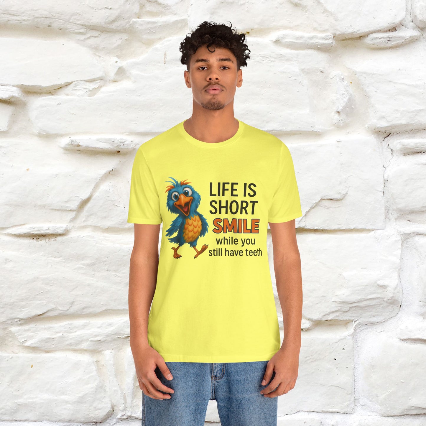"Life Is Short Smile While ..." |Funny T-Shirt | Nunu&Miao Studio - Nunu&Miao Studio