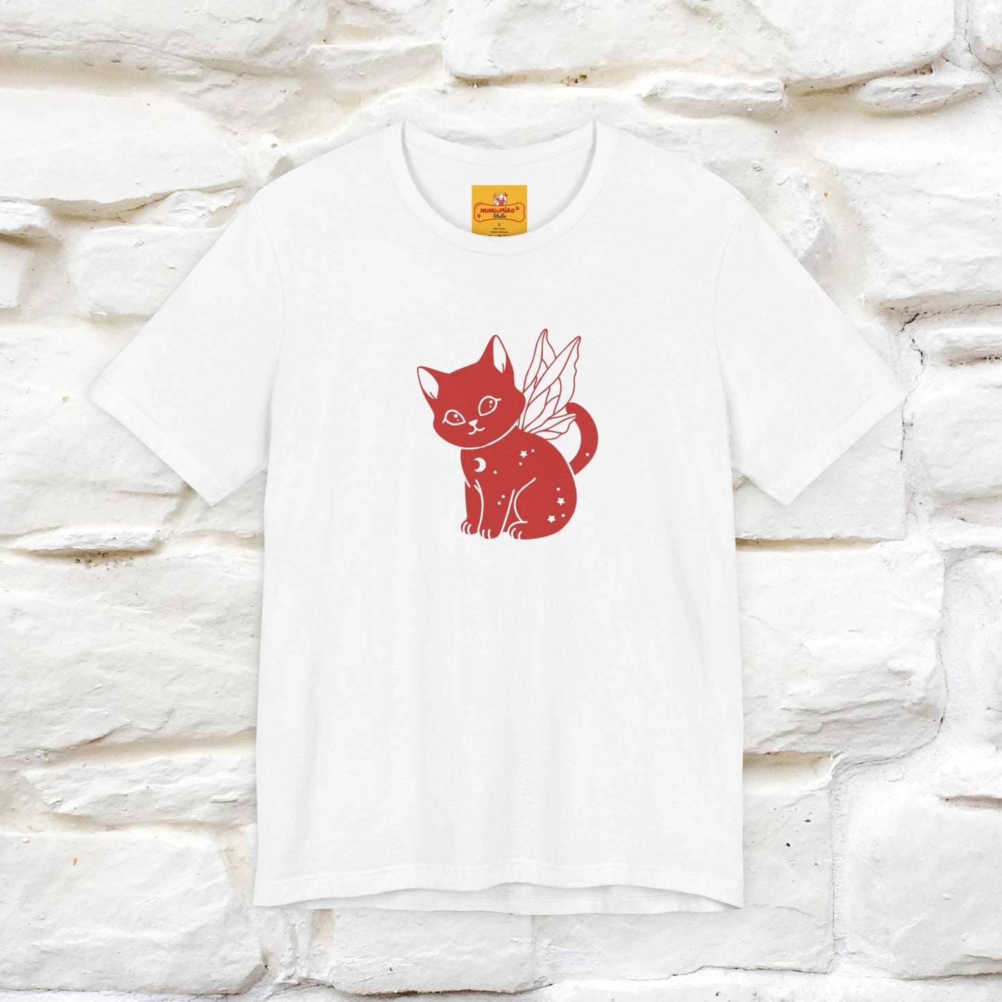 "Espoir Speranza Hope'' Cat T-Shirt Front and Back Design | Nunu&Miao Studio - Nunu&Miao Studio
