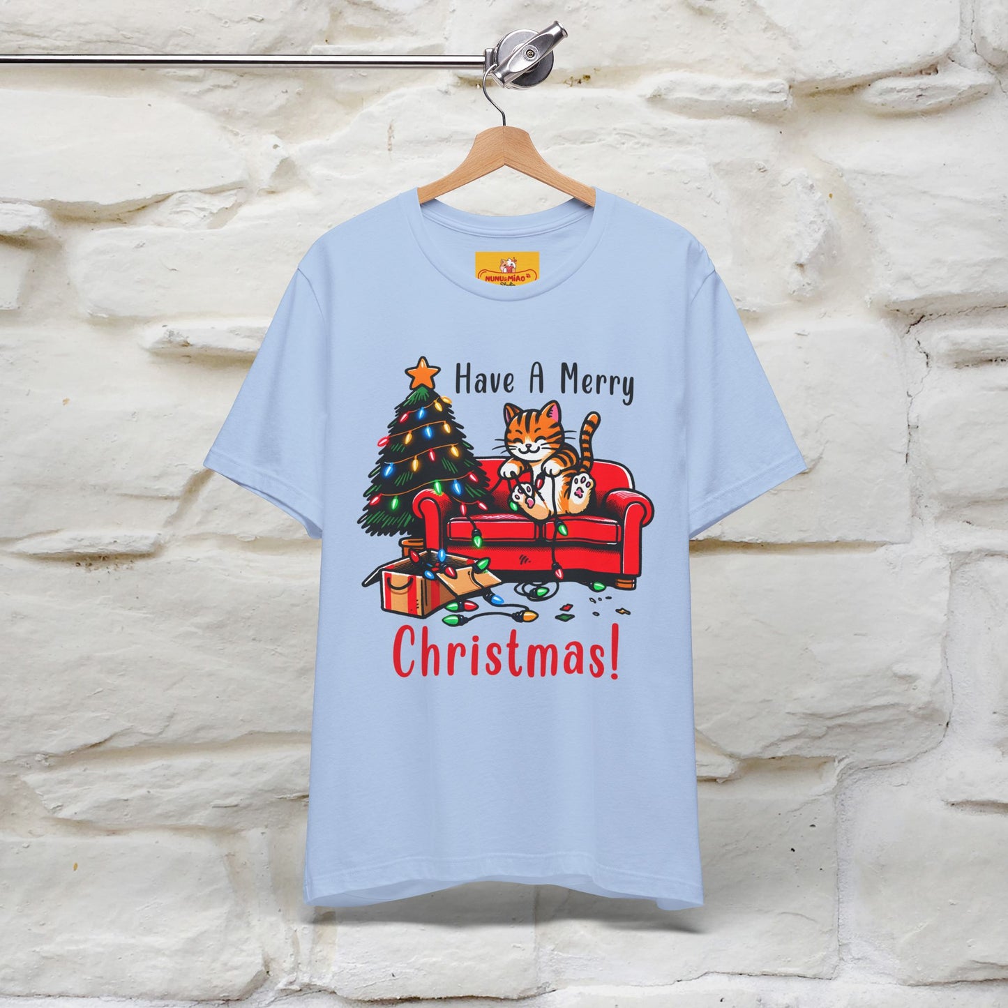 "Have A Merry..." |Funny Cat  T-Shirt | Nunu&Miao Studio
