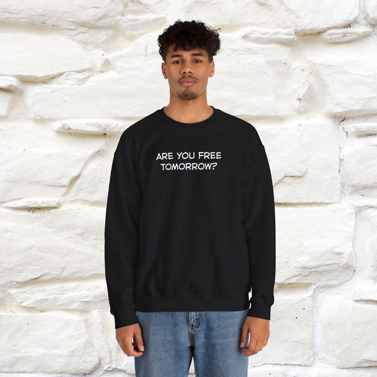 ''Are You Free Tomorrow ...'' | Cute Cat Sweatshirt | Nunu&Miao Studio