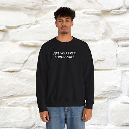 ''Are You Free Tomorrow ...'' | Cute Cat Sweatshirt | Nunu&Miao Studio