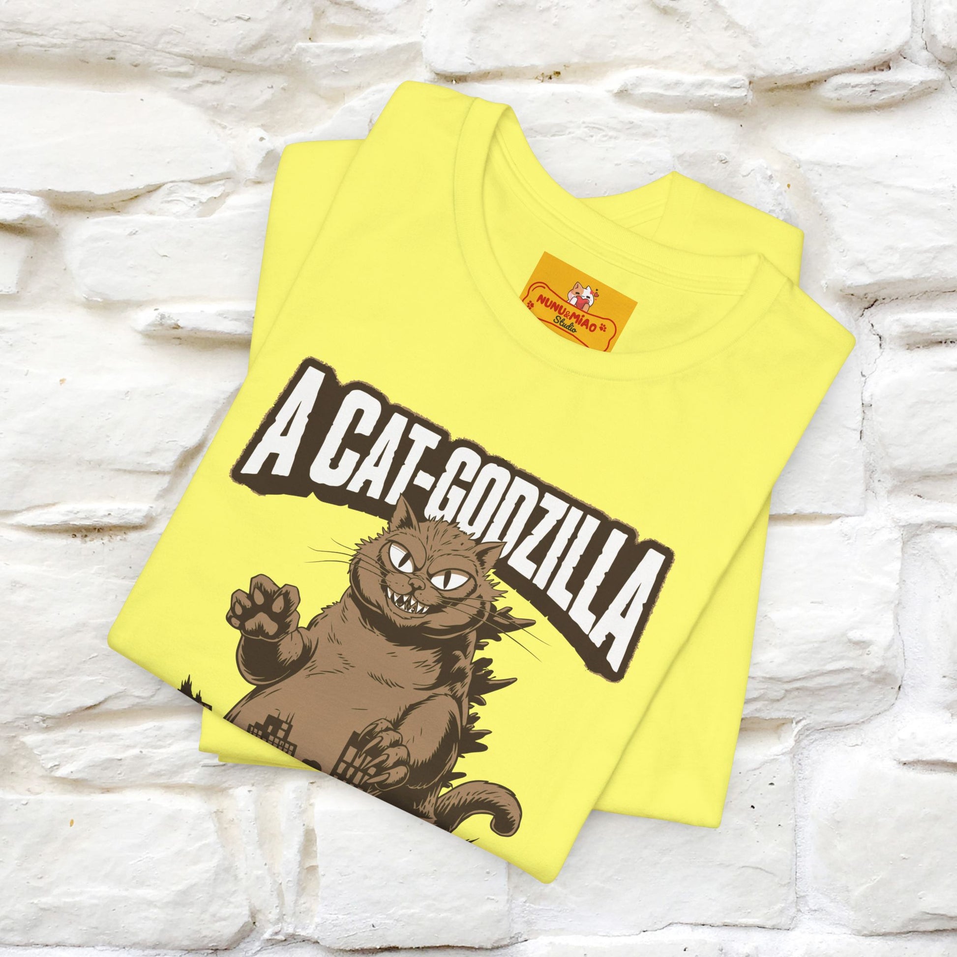 ''A Cat-Godzilla ''| CatT-Shirt | Nunu&Miao Studio - Nunu&Miao Studio