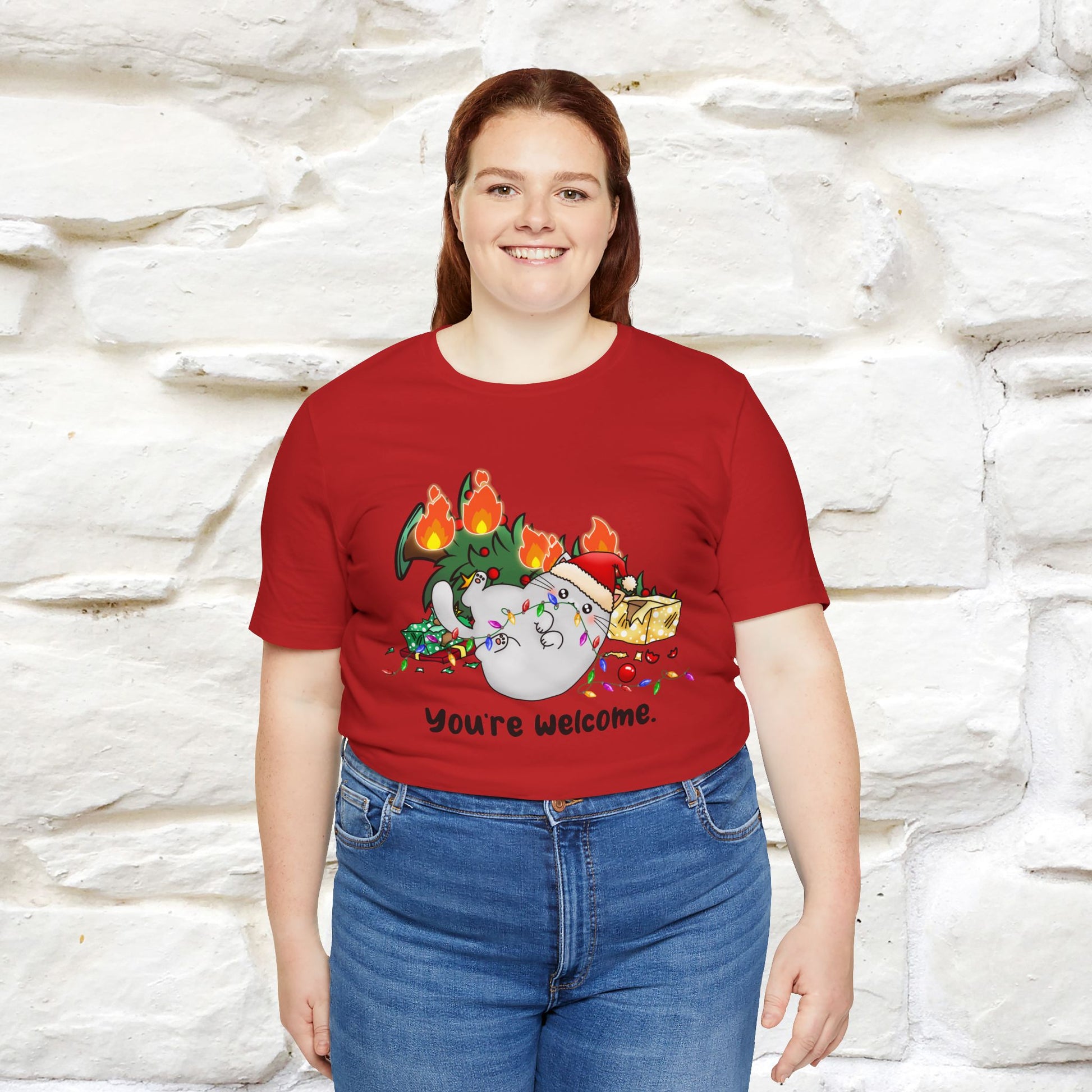 You're Welcome | Sarcastic Cat Christmas Shirt  |Nunu&Miao Studio - Nunu&Miao Studio