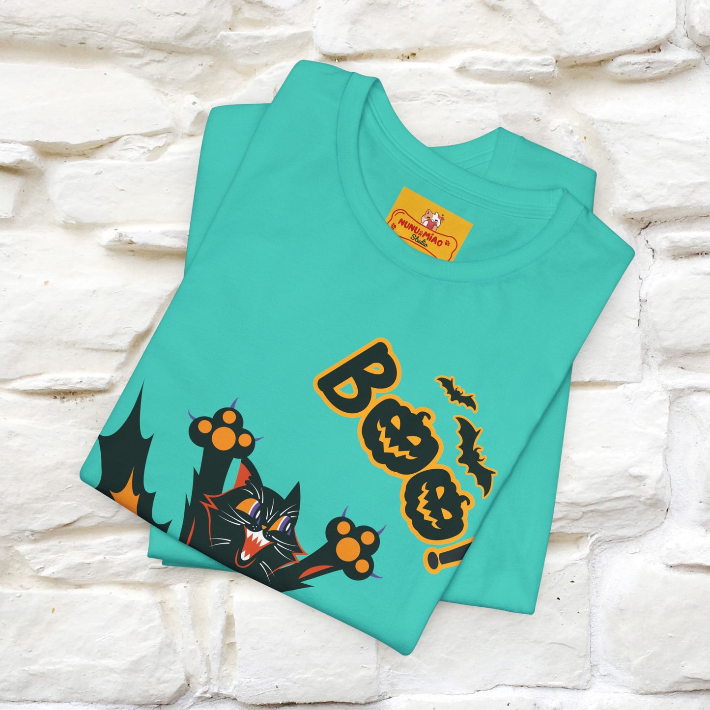 "Boo" Cat  T-shirt |Nunu&Miao Studio - Nunu&Miao Studio