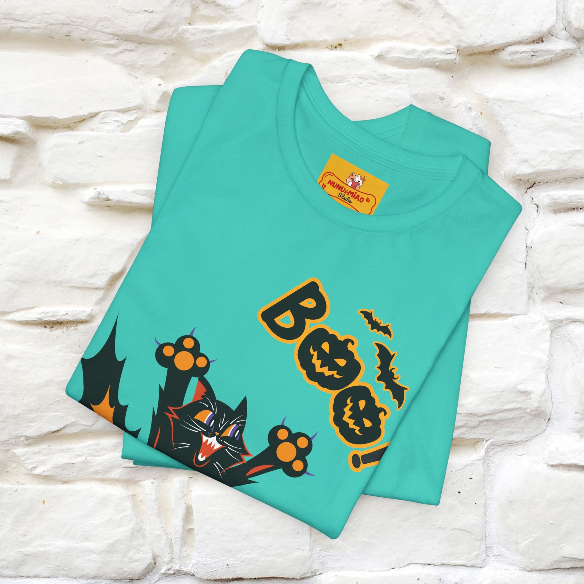 "Boo" Cat  T-shirt |Nunu&Miao Studio - Nunu&Miao Studio