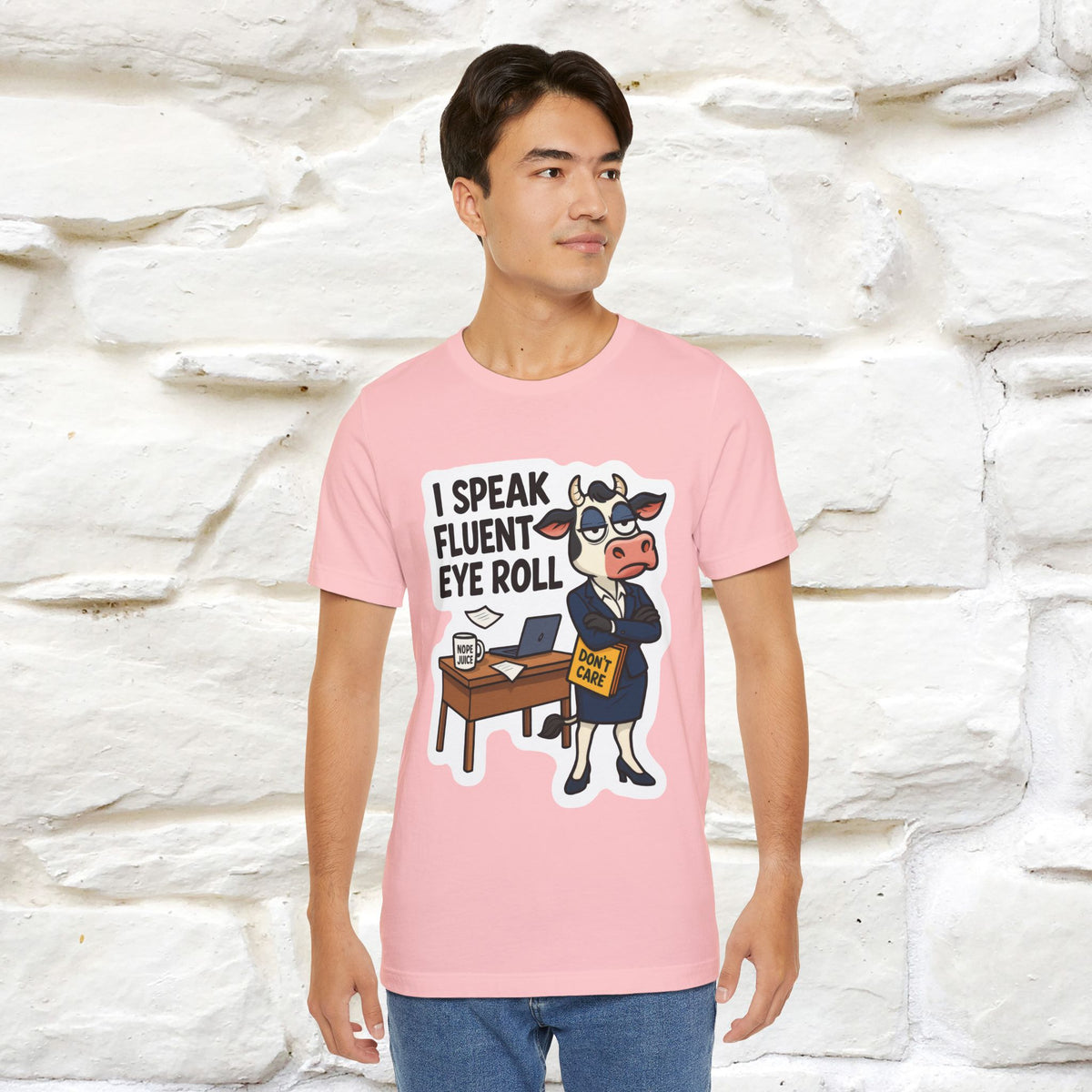 ''I Speak Fluent Eye Roll ''|  Sarcastic Cat T-Shirt | Nunu&Miao Studio