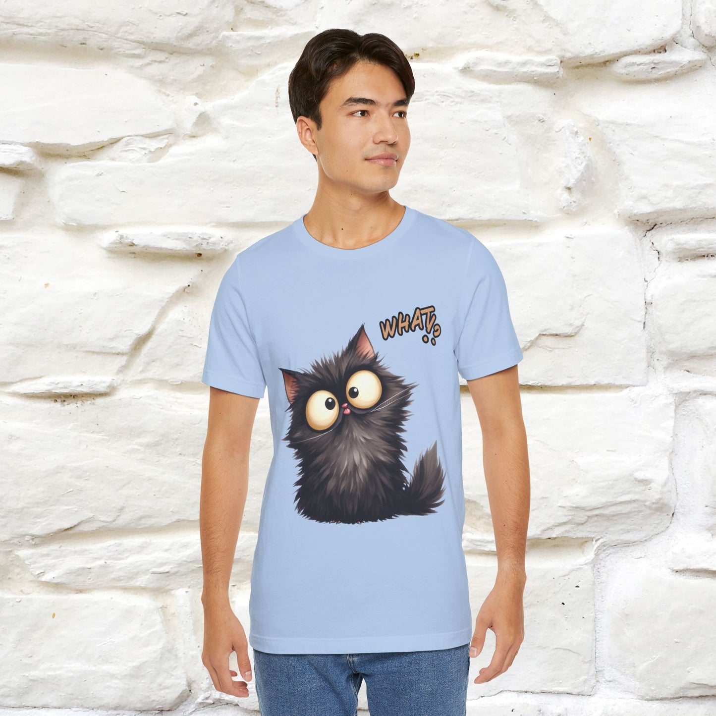 ''What ?'' | Cat T-Shirt  | Nunu&Miao Studio - Nunu&Miao Studio