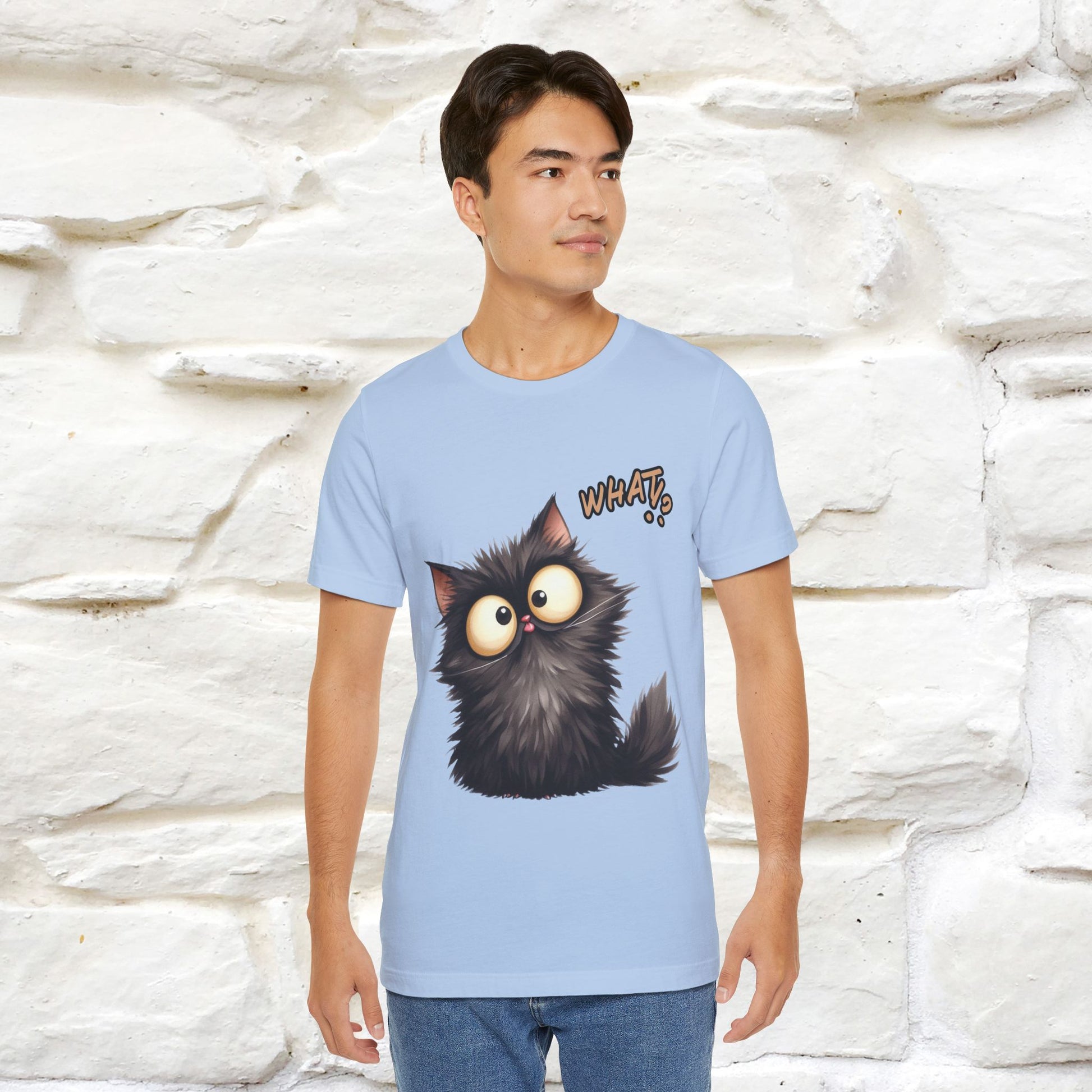 ''What ?'' | Cat T-Shirt  | Nunu&Miao Studio - Nunu&Miao Studio