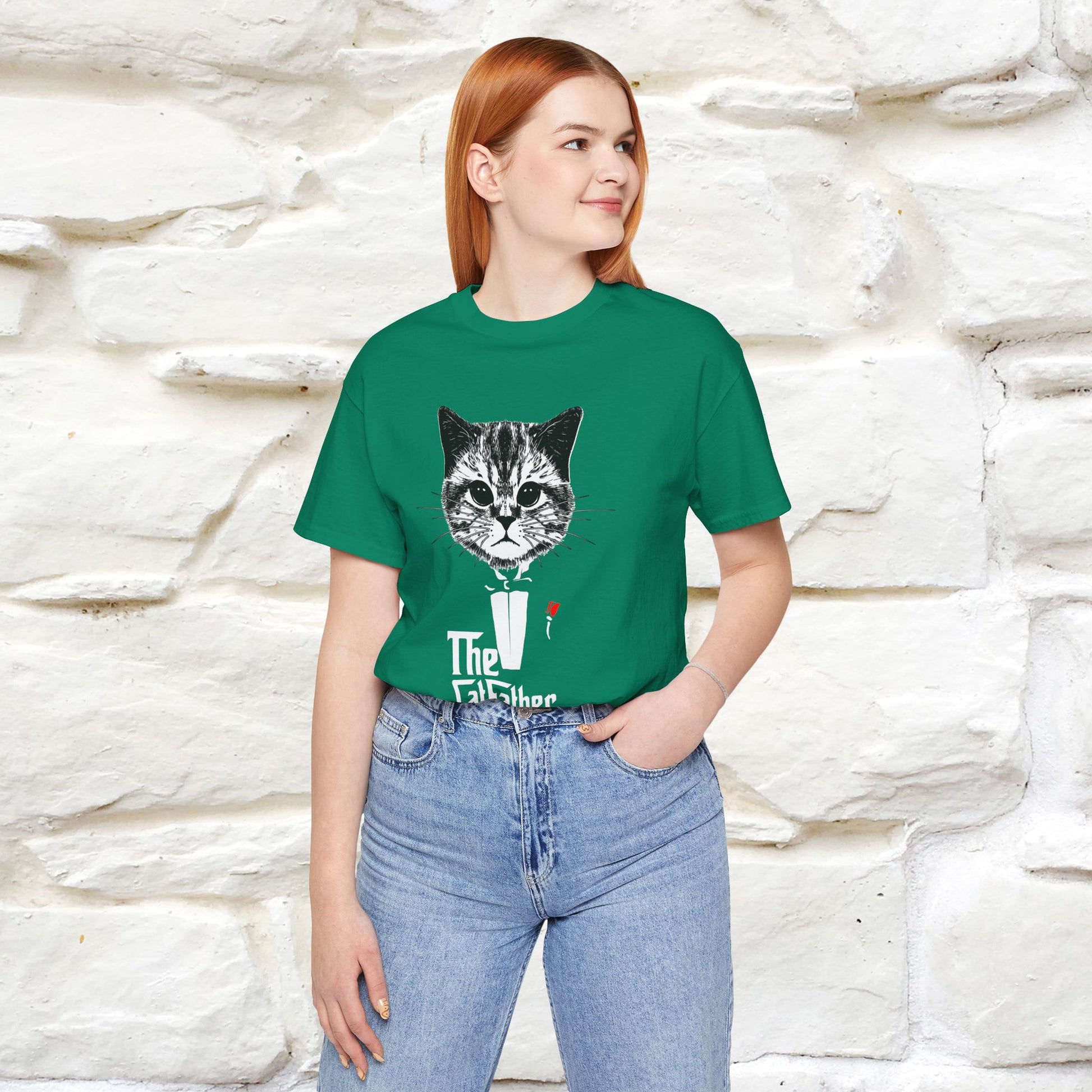 ''The Cat Father T-Shirt''| Iconic Cat Lover Tee | Nunu&Miao Studio - Nunu&Miao Studio