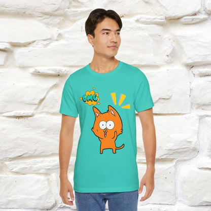 ''Oh My God'' Cat T-Shirt | Nunu&Miao Studio - Nunu&Miao Studio
