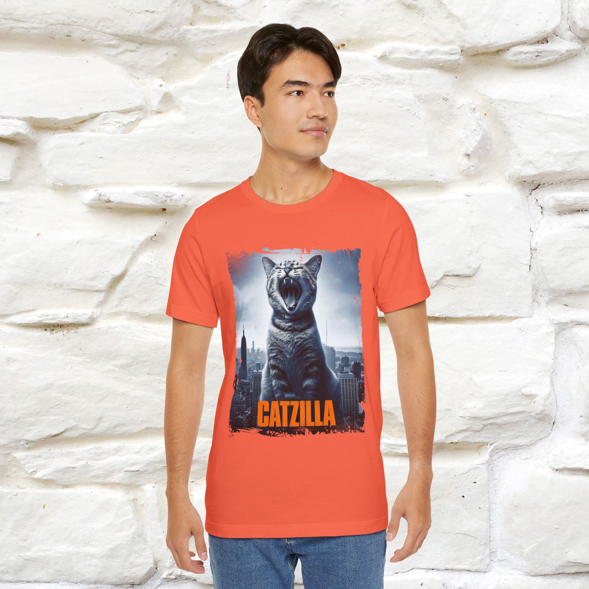 Catzilla T-Shirt | Cat T-Shirt | Nunu&Miao Studio - Nunu&Miao Studio