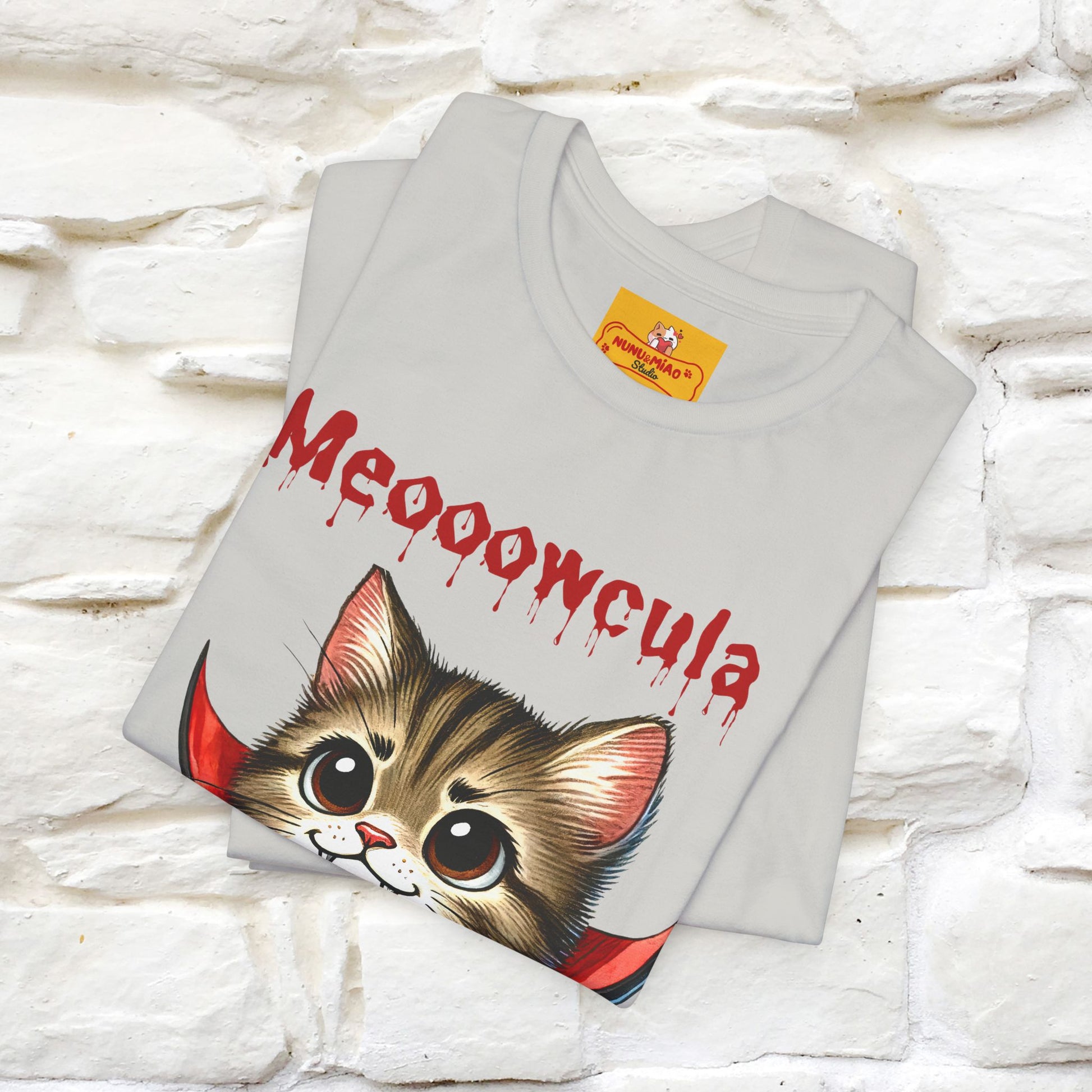 "Meooowcula" Cat T-shirt |Nunu&Miao Studio - Nunu&Miao Studio