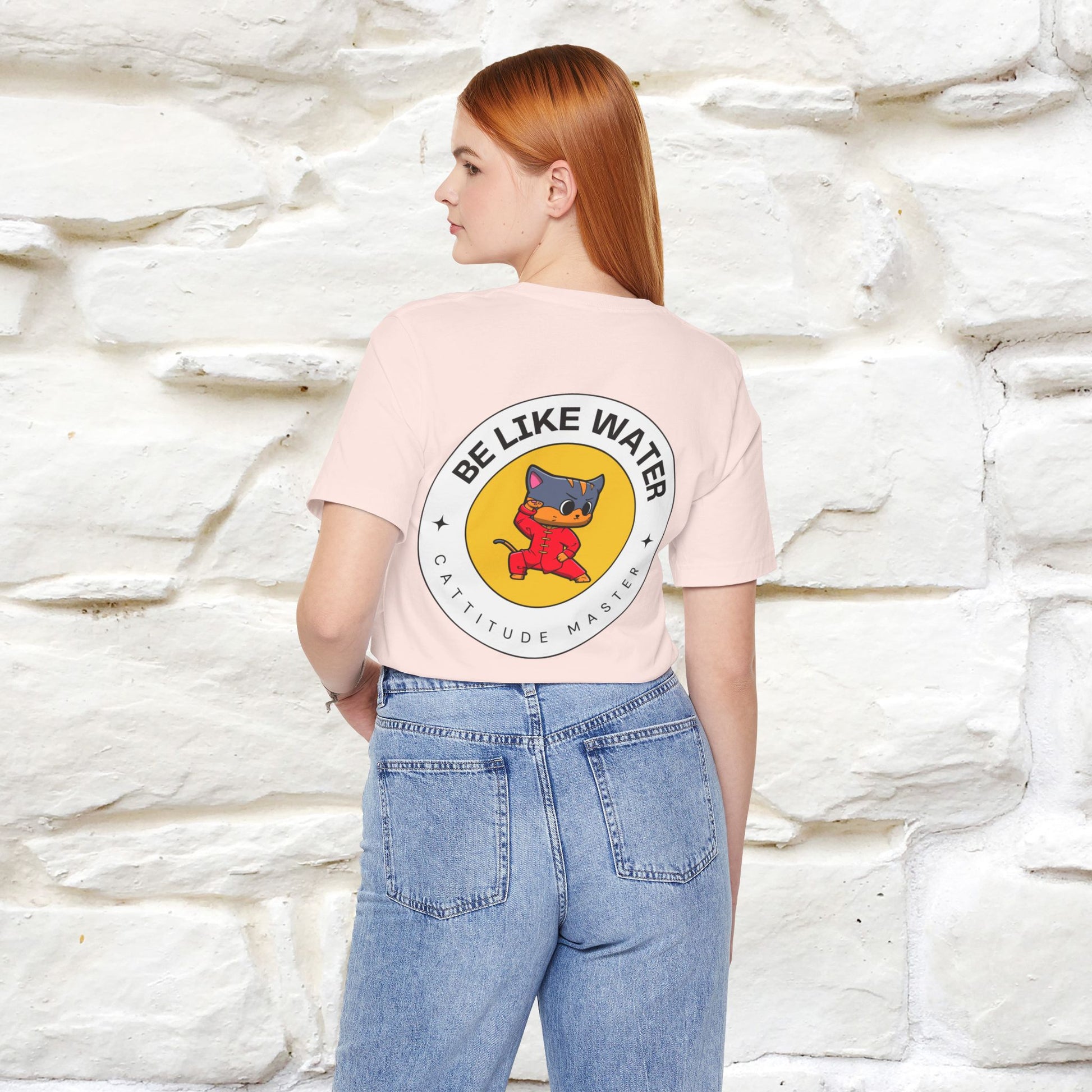 "Be Like Water: Cattitude Master | Cat T-Shirt |Nunu&Miao Studio - Nunu&Miao Studio