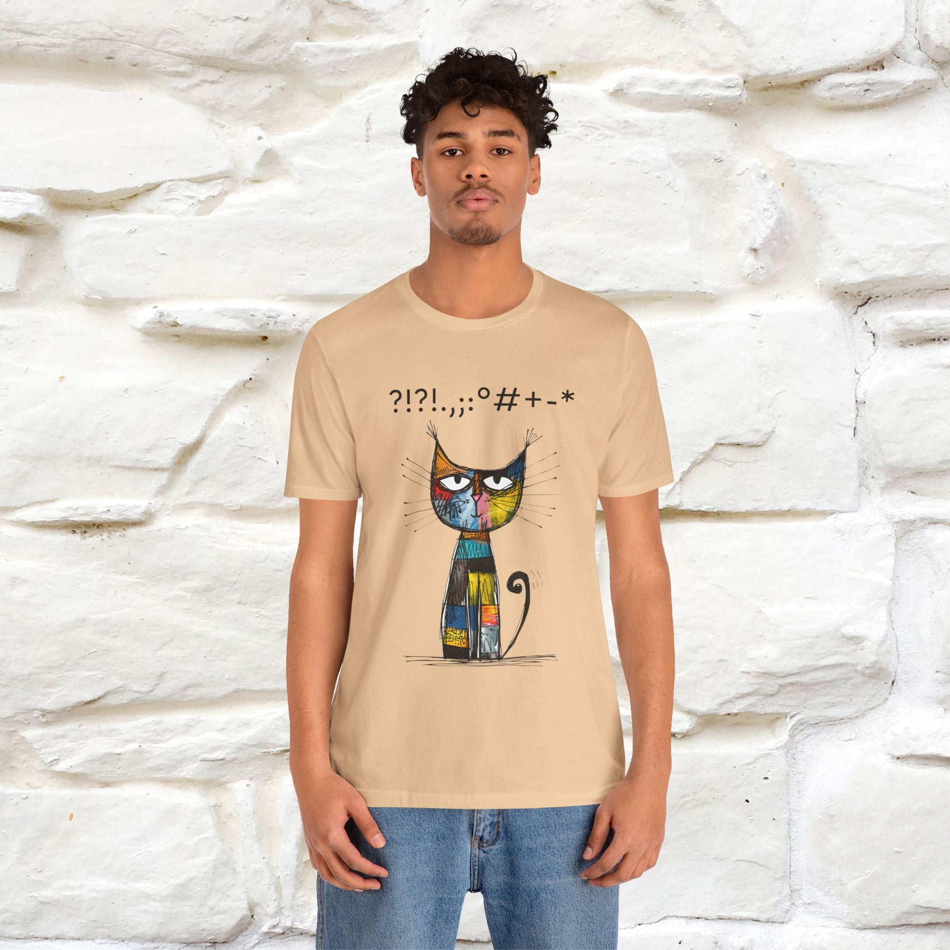 "Enigma" Cat T-shirt |Nunu&Miao Studio - Nunu&Miao Studio