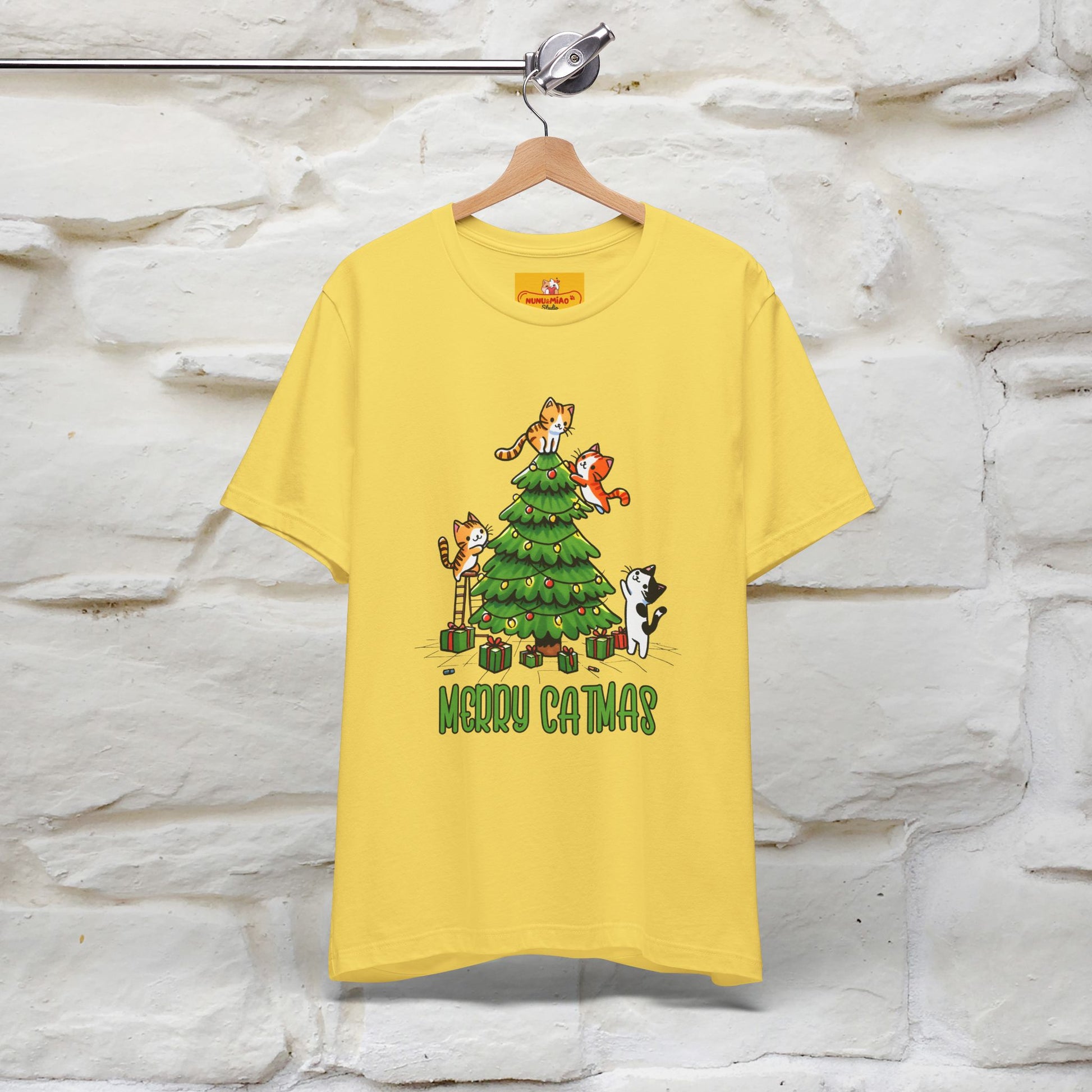 ''Merry Catmas'' | Cattitude Christmas Tee| Nunu&Miao Studio - Nunu&Miao Studio