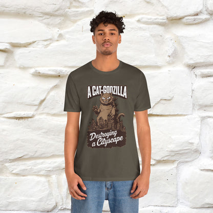 ''A Cat-Godzilla ''| CatT-Shirt | Nunu&Miao Studio - Nunu&Miao Studio