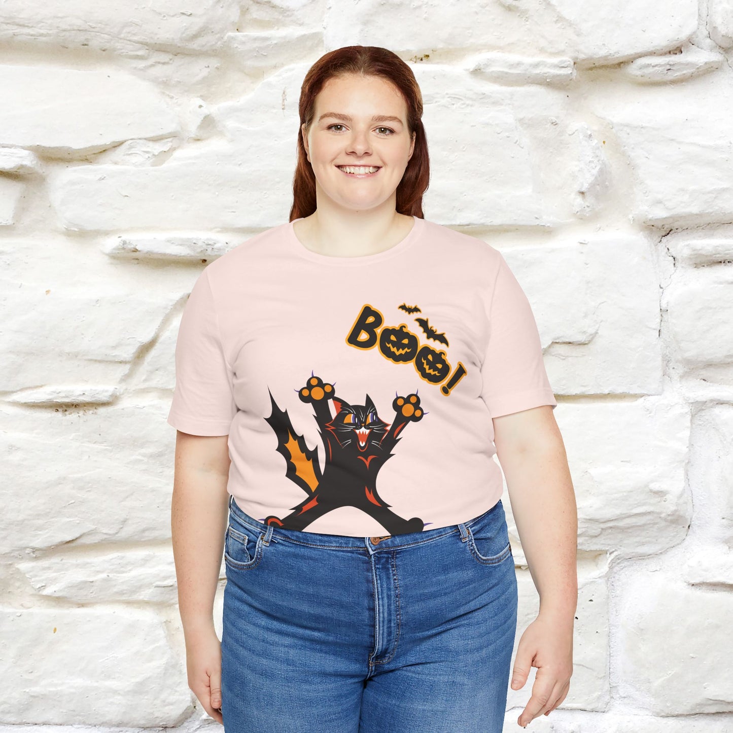 "Boo" Cat  T-shirt |Nunu&Miao Studio - Nunu&Miao Studio
