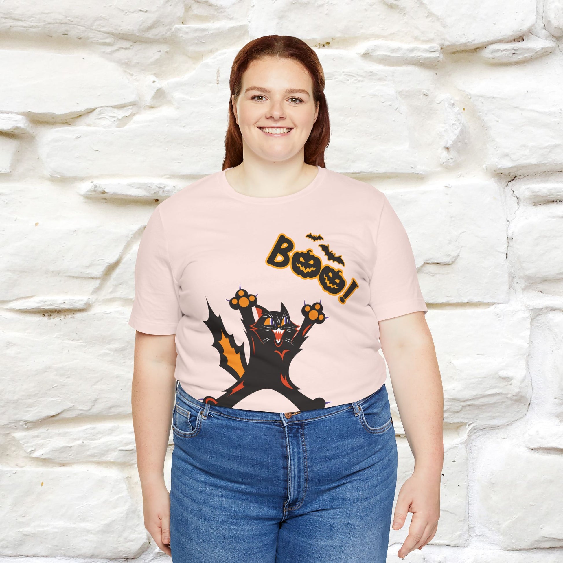 "Boo" Cat  T-shirt |Nunu&Miao Studio - Nunu&Miao Studio