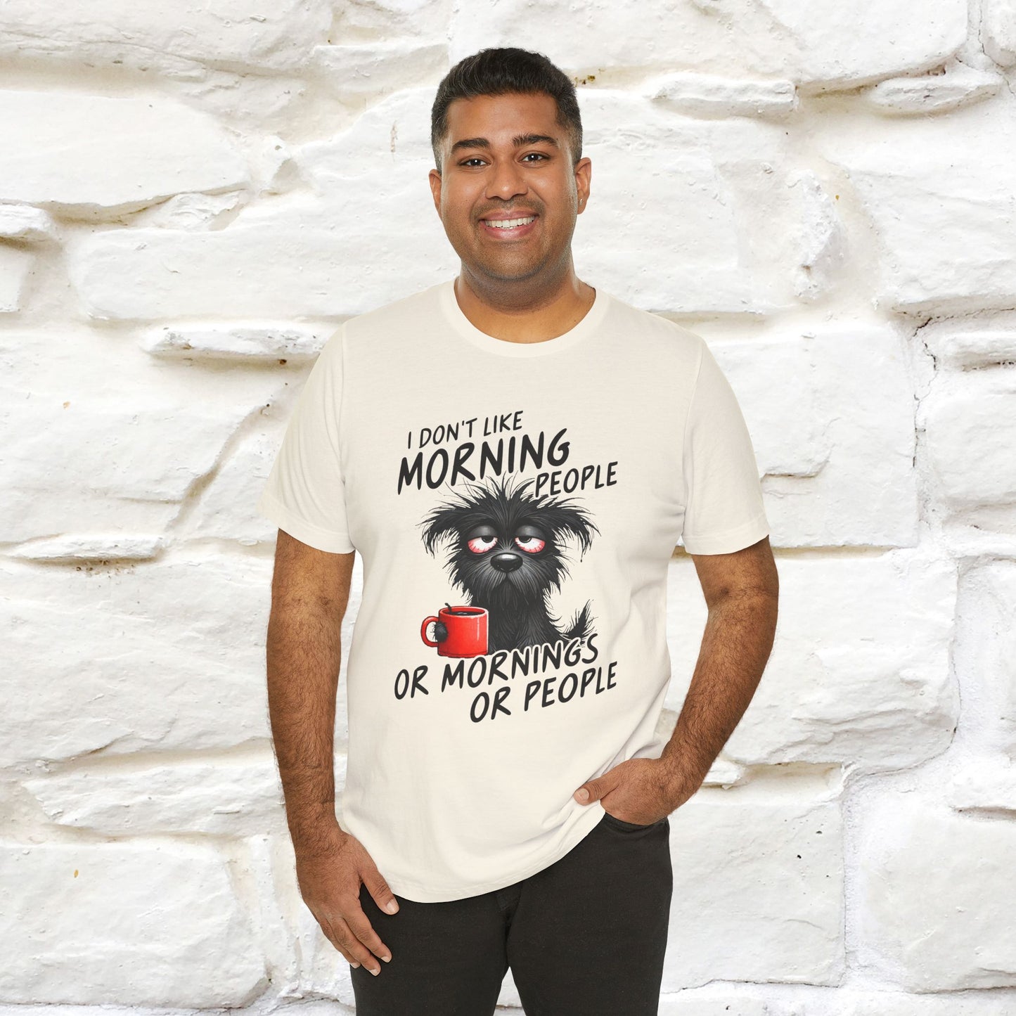 "I Don't Like Morning People..." Funny T-shirt |Nunu&Miao Studio - Nunu&Miao Studio