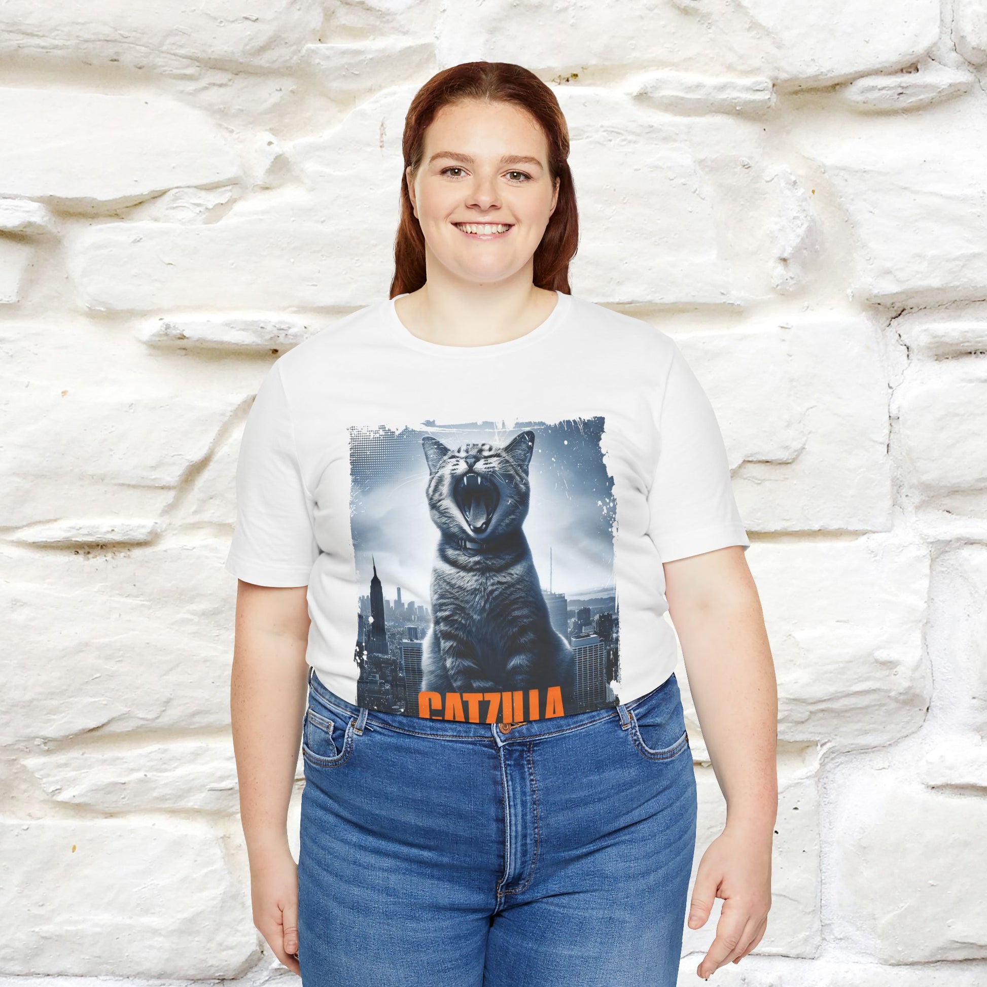 Catzilla T-Shirt | Cat T-Shirt | Nunu&Miao Studio - Nunu&Miao Studio
