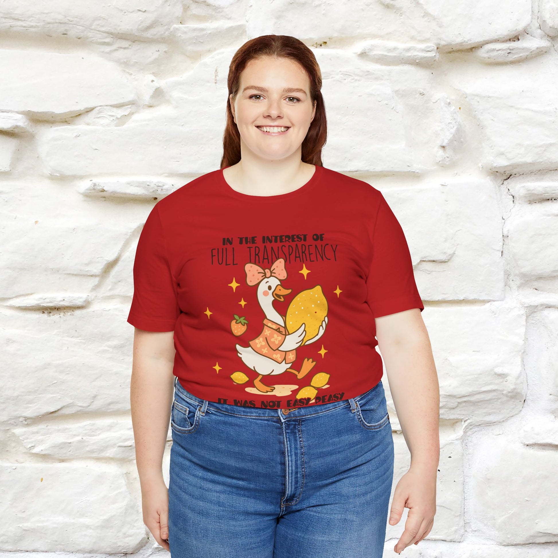 "It Was Not Easy Peasy" Funny T-shirt |Nunu&Miao Studio - Nunu&Miao Studio