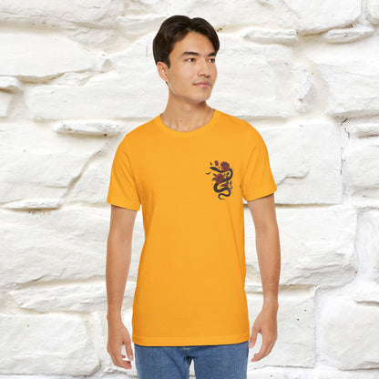 "The Rose and The Snake " Halloween T-shirt |Nunu&Miao Studio - Nunu&Miao Studio