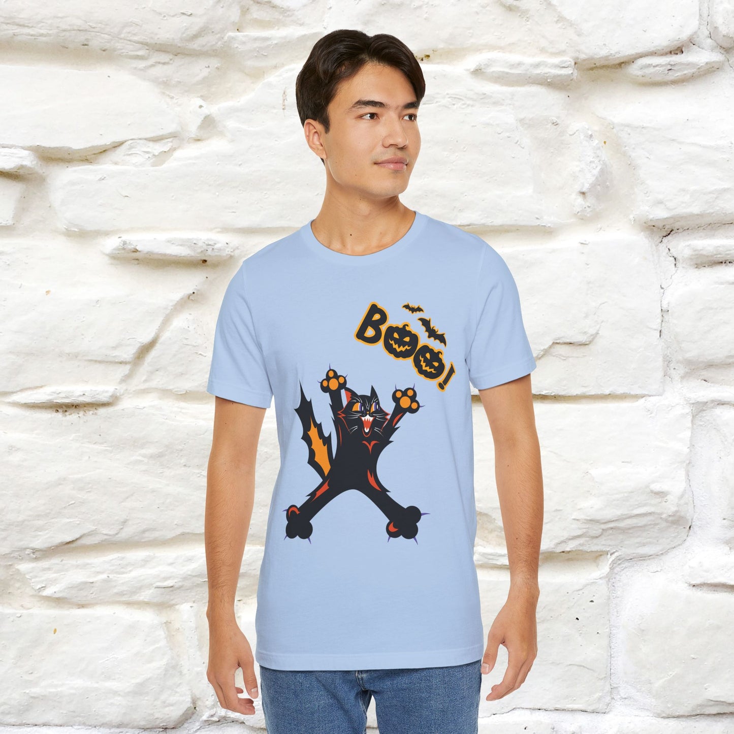 "Boo" Cat  T-shirt |Nunu&Miao Studio - Nunu&Miao Studio