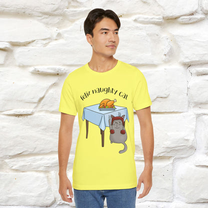 "Feliz Naughty Cat" |Funny Cat T-Shirt | Nunu&Miao Studio