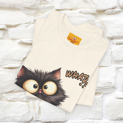 ''What ?'' | Cat T-Shirt  | Nunu&Miao Studio - Nunu&Miao Studio