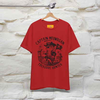 Captain Meowrgan Treasure Hunter |  |Cat T-Shirt | Nunu&Miao Studio - Nunu&Miao Studio