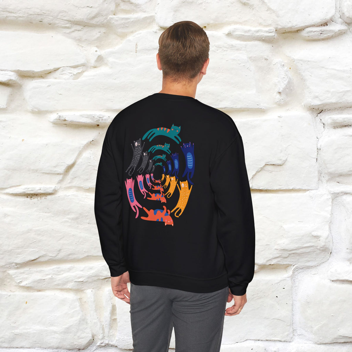 "The Hypnotic Meow'' |Cat Sweatshirt | Nunu&Miao Studio