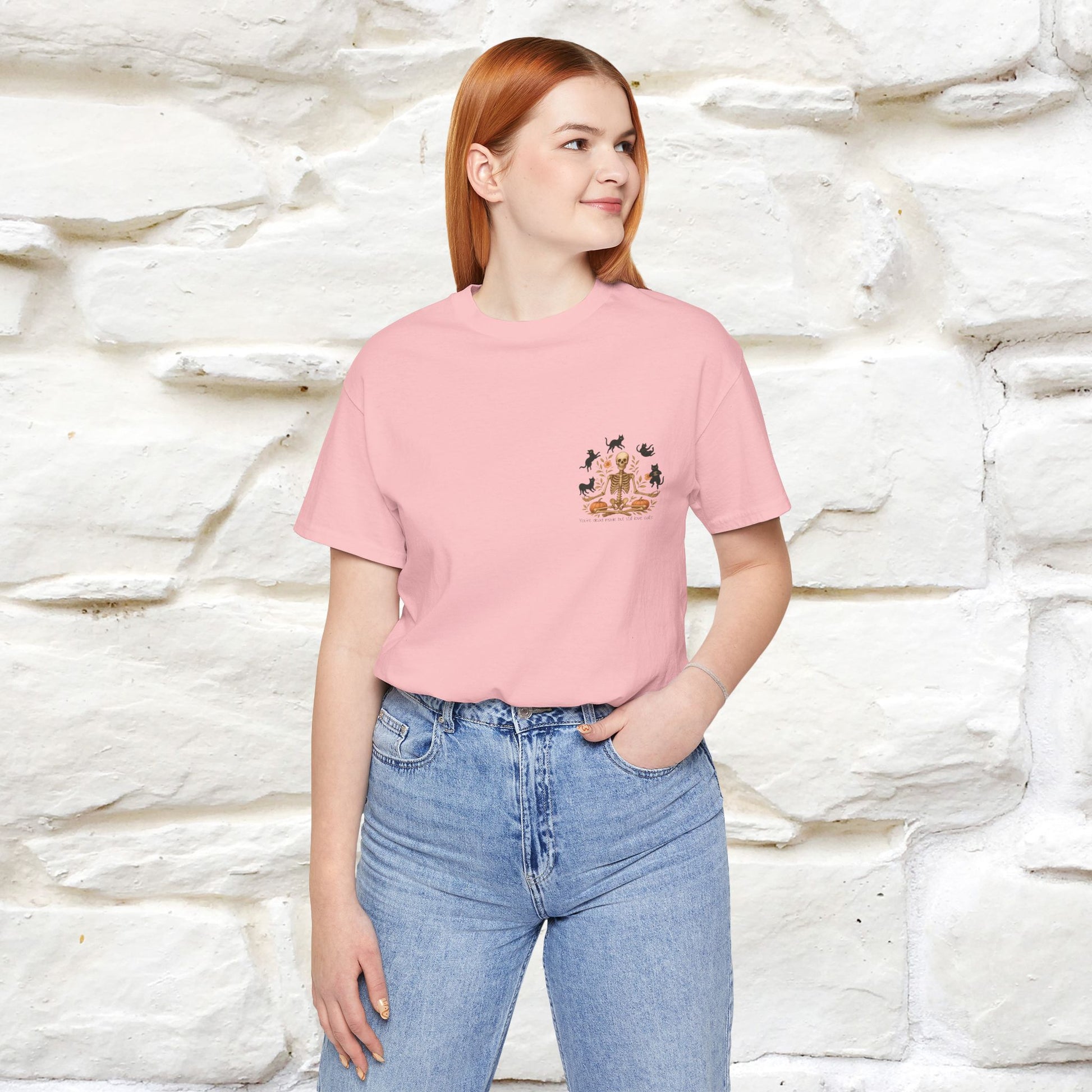 "You're Dead Inside But Still Love Cats " Halloween Cat T-shirt |Nunu&Miao Studio - Nunu&Miao Studio