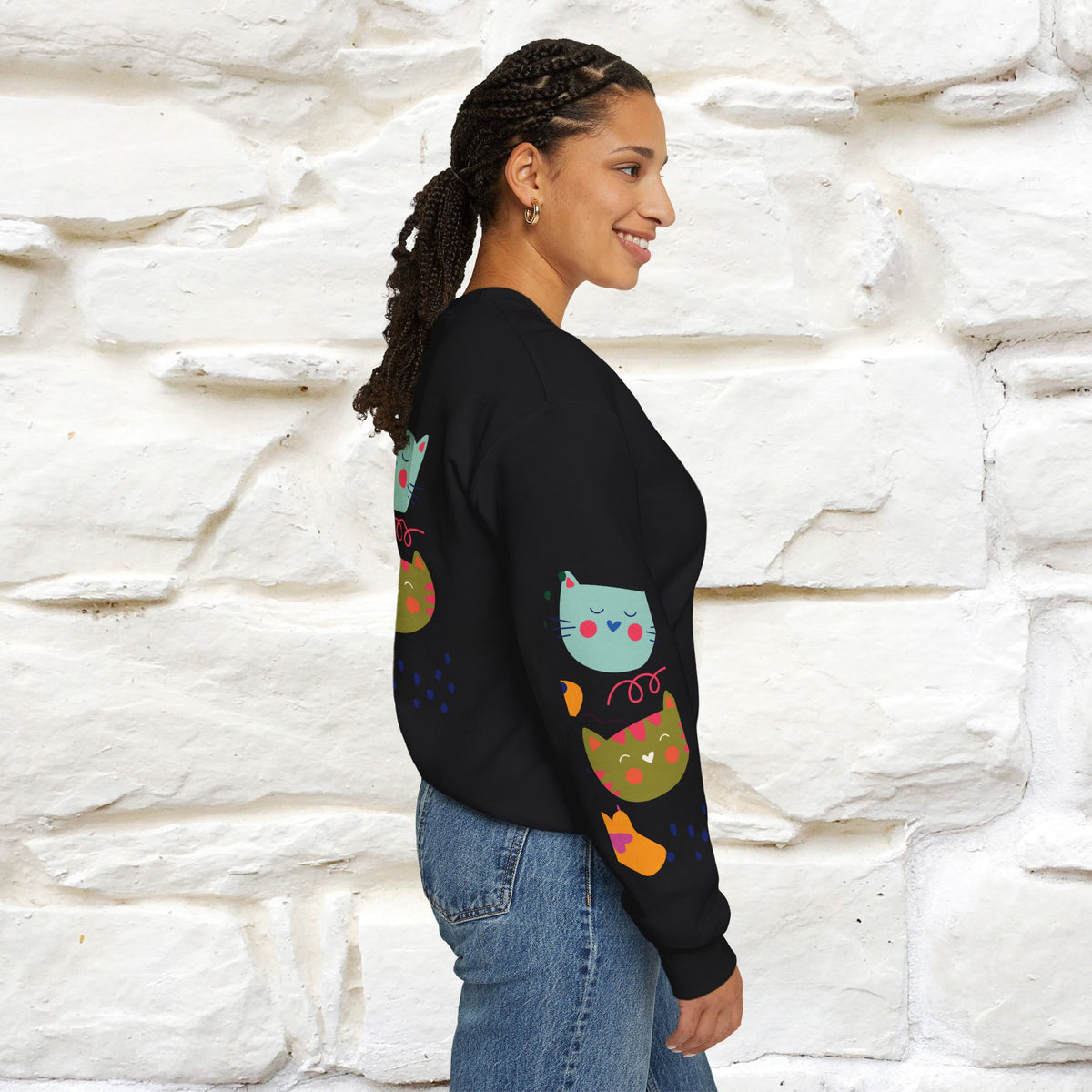 ''Catnaval'' |Cat Sweatshirt | Nunu&Miao Studio