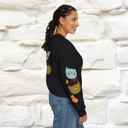 ''Catnaval'' |Cat Sweatshirt | Nunu&Miao Studio