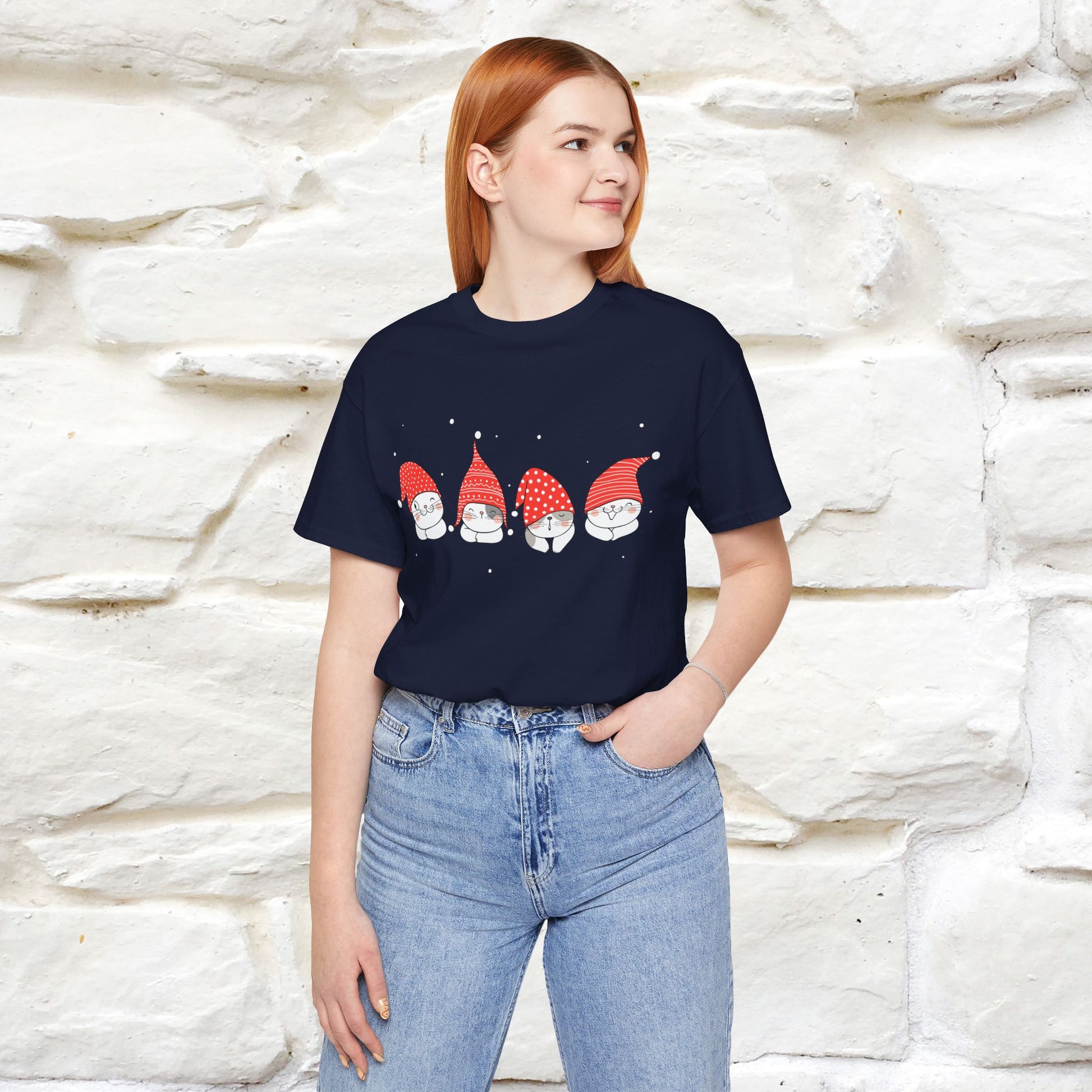''Christmas Cute'' |Cats T-shirt | Nunu&Miao Studio - Nunu&Miao Studio