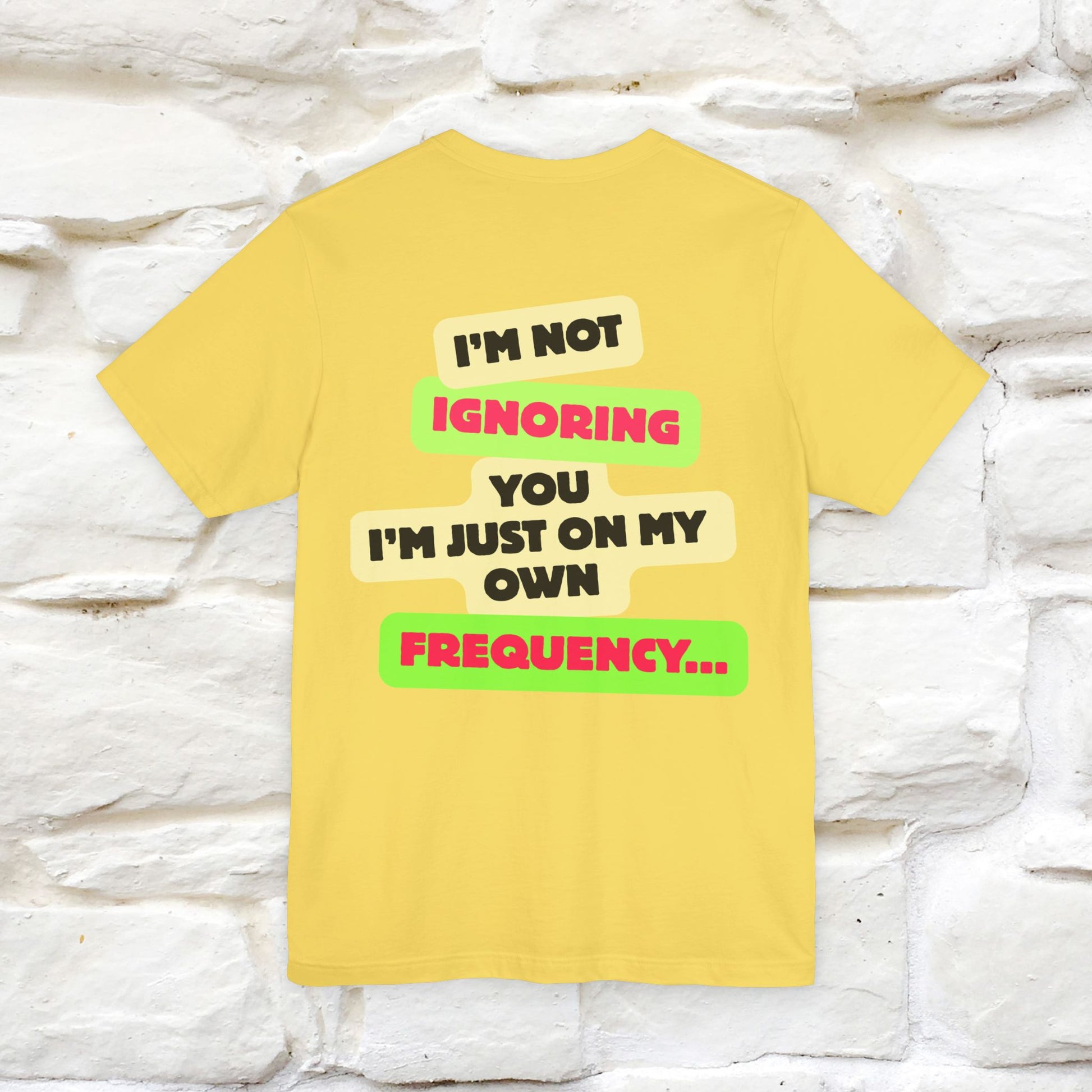 "I'm Not Ignoring You. I'm Just  .. " Cat T-Shirt | Front & Back Design | Nunu&Miao Studio - Nunu&Miao Studio