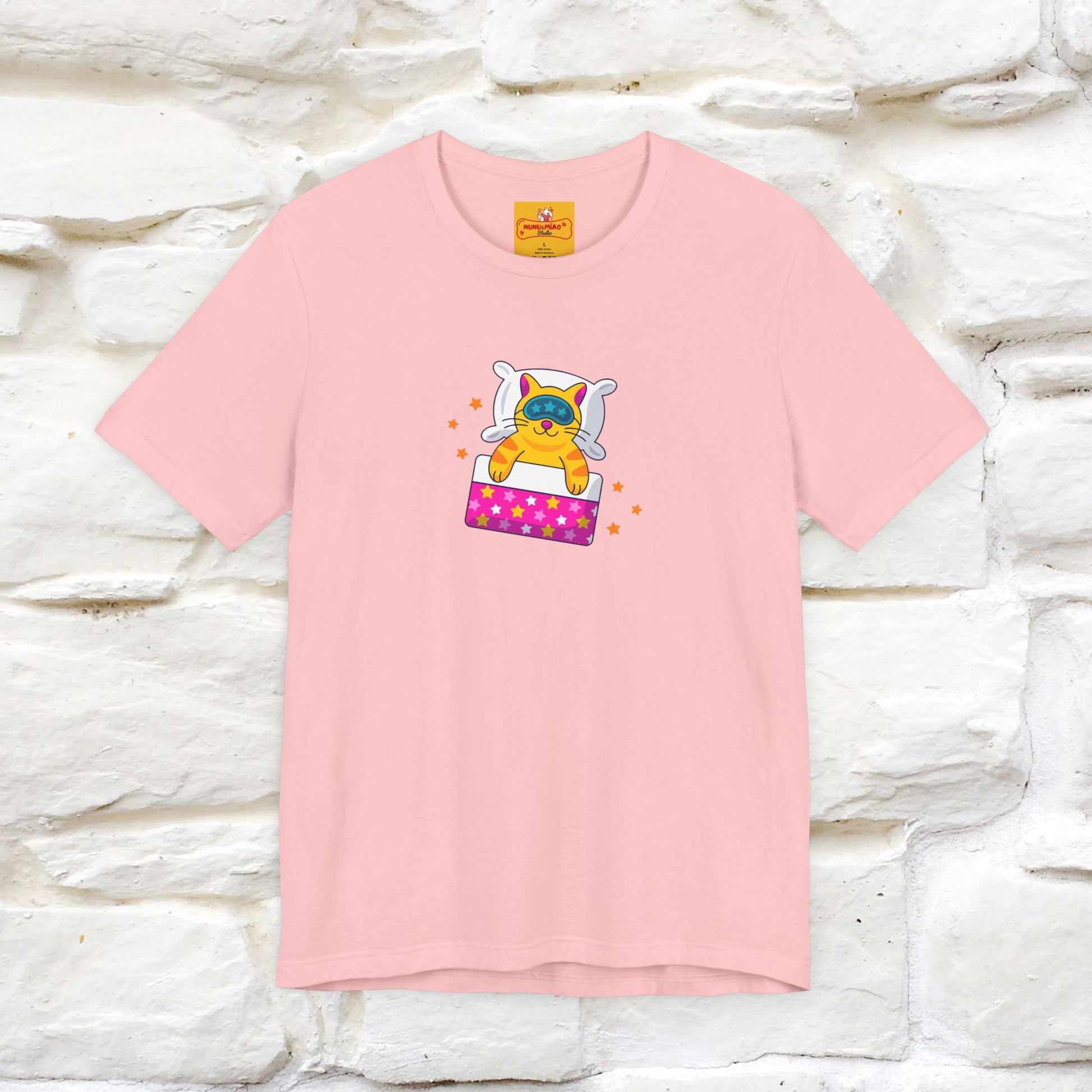 "I Am Sorry I Have Plans With My Bed" |  Cat T-Shirt | Front & Back Design | Nunu&Miao Studio - Nunu&Miao Studio