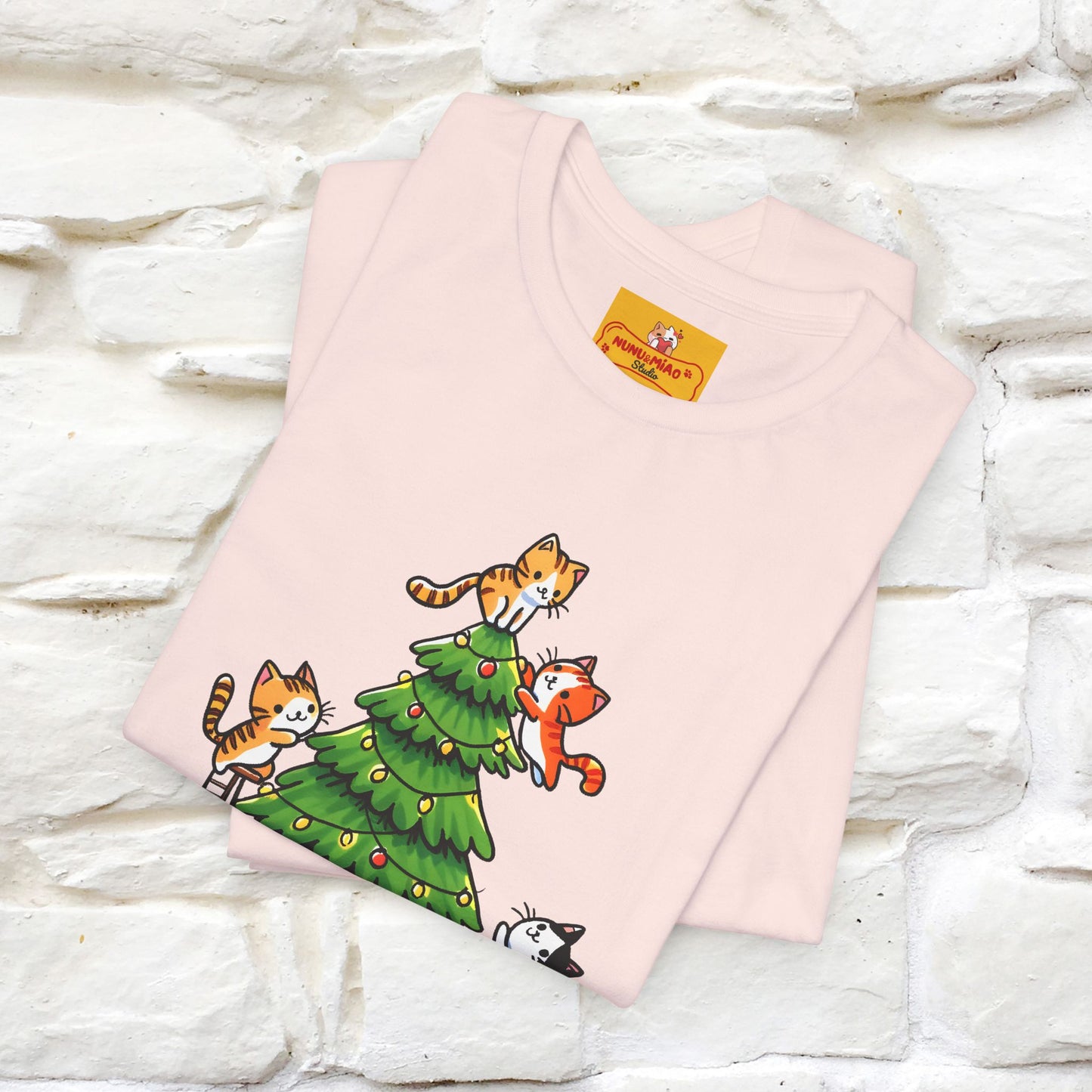 ''Merry Catmas'' | Cattitude Christmas Tee| Nunu&Miao Studio - Nunu&Miao Studio