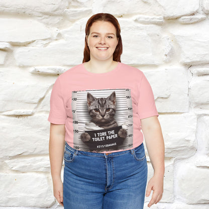 ''I Tore The Toilet Paper'' | Funny Cat T-Shirt | Nunu&Miao Studio - Nunu&Miao Studio