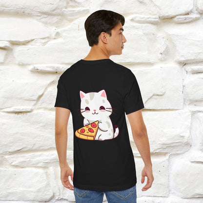 "I Love Pizza"| Cat T-shirt | Nunu&Miao Studio - Nunu&Miao Studio